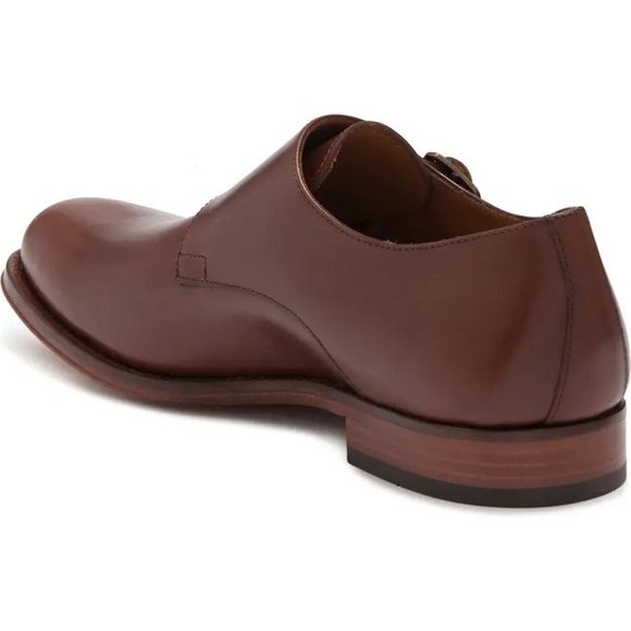 Antonio Maurizi Brown Leather Double Monk Strap Oxford